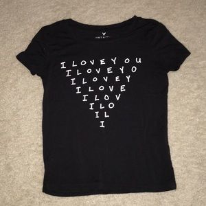soft&sexy “i love you” tee